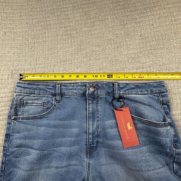 NWT Southern Marsh Greenville Stretch Denim Jeans Men 36x30 Light Blue - Picture 4 of 10